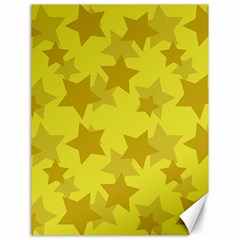 Yellow Star Canvas 18  X 24   by Mariart