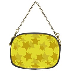 Yellow Star Chain Purses (one Side)  by Mariart