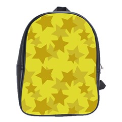 Yellow Star School Bags(large)  by Mariart