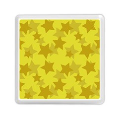 Yellow Star Memory Card Reader (square)  by Mariart