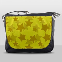 Yellow Star Messenger Bags by Mariart