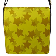 Yellow Star Flap Messenger Bag (s) by Mariart