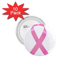 Breast Cancer Ribbon Pink 1 75  Buttons (10 Pack) by Mariart