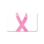 Breast Cancer Ribbon Pink Magnet (Name Card) Front