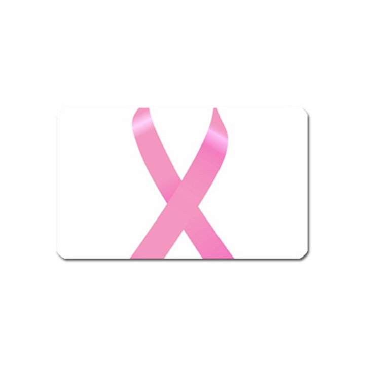 Breast Cancer Ribbon Pink Magnet (Name Card)