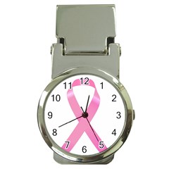 Breast Cancer Ribbon Pink Money Clip Watches by Mariart