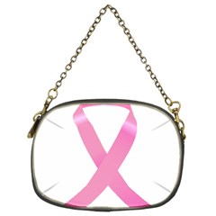 Breast Cancer Ribbon Pink Chain Purses (two Sides)  by Mariart