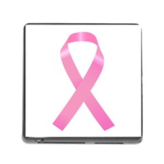 Breast Cancer Ribbon Pink Memory Card Reader (square)