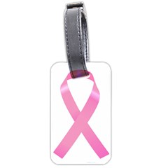 Breast Cancer Ribbon Pink Luggage Tags (two Sides) by Mariart