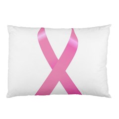 Breast Cancer Ribbon Pink Pillow Case (two Sides) by Mariart