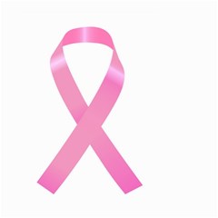 Breast Cancer Ribbon Pink Small Garden Flag (two Sides) by Mariart