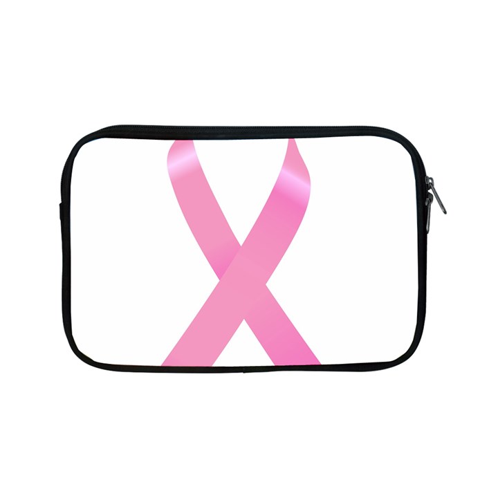 Breast Cancer Ribbon Pink Apple iPad Mini Zipper Cases