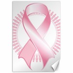 Breast Cancer Ribbon Pink Girl Women Canvas 20  x 30   19.62 x28.9  Canvas - 1