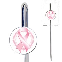 Breast Cancer Ribbon Pink Girl Women Book Mark