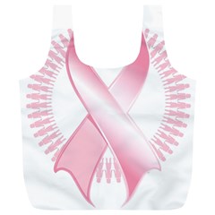 Breast Cancer Ribbon Pink Girl Women Full Print Recycle Bags (l)  by Mariart