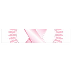 Breast Cancer Ribbon Pink Girl Women Flano Scarf (small) by Mariart