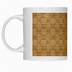 Chess Dark Wood Seamless White Mugs by Mariart