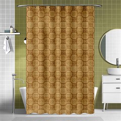 Chess Dark Wood Seamless Shower Curtain 48  X 72  (small)  by Mariart