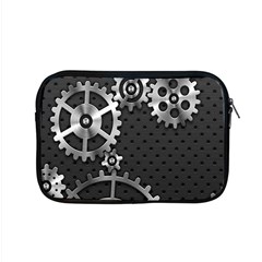 Chain Iron Polka Dot Black Silver Apple Macbook Pro 15  Zipper Case