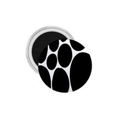 Dalmatian Black Spot Stone 1 75  Magnets by Mariart