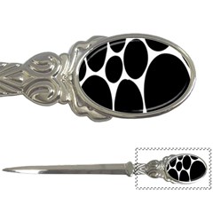 Dalmatian Black Spot Stone Letter Openers by Mariart