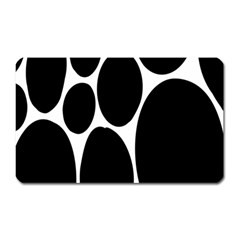 Dalmatian Black Spot Stone Magnet (rectangular) by Mariart