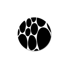 Dalmatian Black Spot Stone Golf Ball Marker (4 Pack) by Mariart