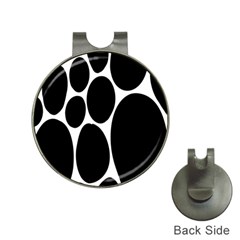 Dalmatian Black Spot Stone Hat Clips With Golf Markers by Mariart