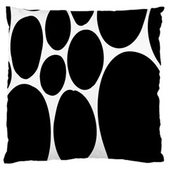 Dalmatian Black Spot Stone Large Cushion Case (two Sides) by Mariart