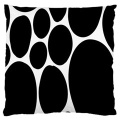 Dalmatian Black Spot Stone Standard Flano Cushion Case (one Side) by Mariart