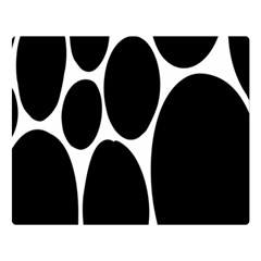 Dalmatian Black Spot Stone Double Sided Flano Blanket (large)  by Mariart