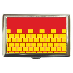 Firewall Bridge Signal Yellow Red Cigarette Money Cases by Mariart