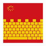 Firewall Bridge Signal Yellow Red Medium Glasses Cloth Front