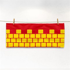 Firewall Bridge Signal Yellow Red Cosmetic Storage Cases by Mariart