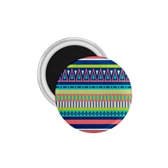 Aztec Triangle Chevron Wave Plaid Circle Color Rainbow 1 75  Magnets by Mariart