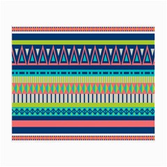 Aztec Triangle Chevron Wave Plaid Circle Color Rainbow Small Glasses Cloth