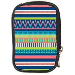 Aztec Triangle Chevron Wave Plaid Circle Color Rainbow Compact Camera Cases