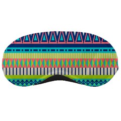 Aztec Triangle Chevron Wave Plaid Circle Color Rainbow Sleeping Masks