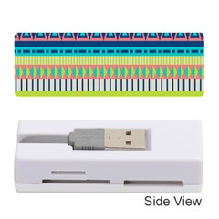 Aztec Triangle Chevron Wave Plaid Circle Color Rainbow Memory Card Reader (Stick) 