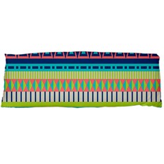 Aztec Triangle Chevron Wave Plaid Circle Color Rainbow Body Pillow Case Dakimakura (two Sides) by Mariart