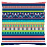 Aztec Triangle Chevron Wave Plaid Circle Color Rainbow Standard Flano Cushion Case (Two Sides) Back