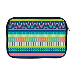 Aztec Triangle Chevron Wave Plaid Circle Color Rainbow Apple MacBook Pro 17  Zipper Case