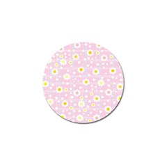 Flower Floral Sunflower Pink Yellow Golf Ball Marker (10 Pack) by Mariart