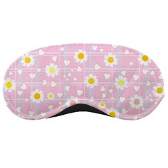 Flower Floral Sunflower Pink Yellow Sleeping Masks by Mariart