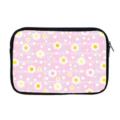 Flower Floral Sunflower Pink Yellow Apple Macbook Pro 17  Zipper Case by Mariart