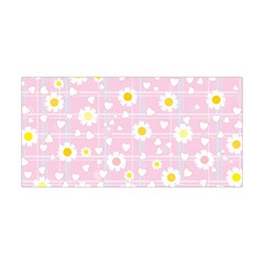 Flower Floral Sunflower Pink Yellow Yoga Headband