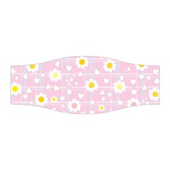 Flower Floral Sunflower Pink Yellow Stretchable Headband