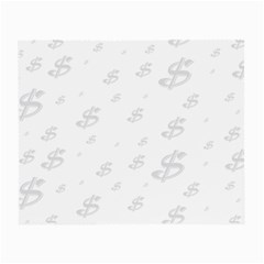 Dollar Sign Transparent Small Glasses Cloth by Mariart