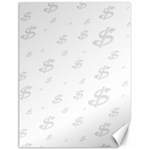 Dollar Sign Transparent Canvas 12  x 16   11.86 x15.41  Canvas - 1