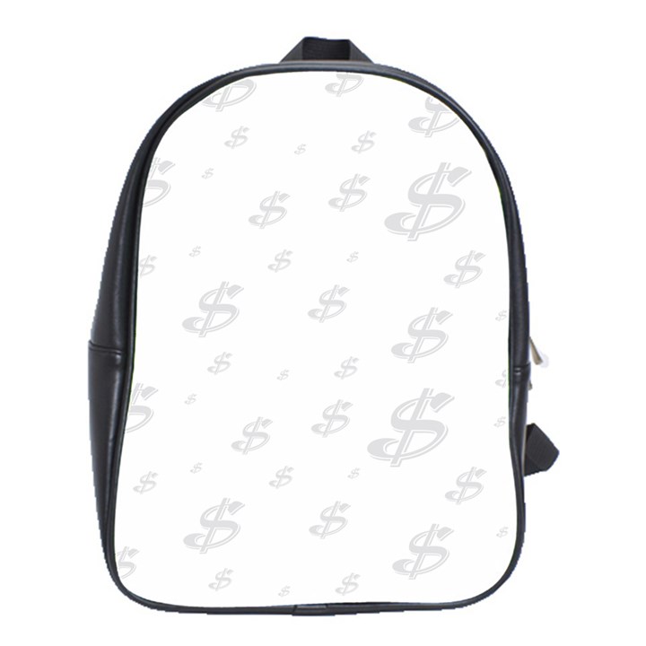 Dollar Sign Transparent School Bags(Large) 